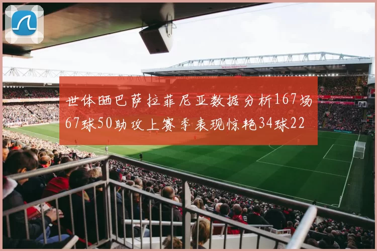 世体晒巴萨拉菲尼亚数据分析167场67球50助攻上赛季表现惊艳34球22助
